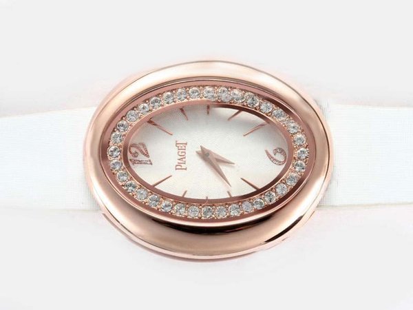 Piaget Limelight Oval-shaped G0A31059 Quartz White Dial 38x43mm Watch