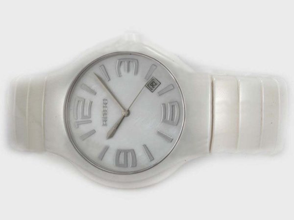 Rado DiaStar 21610 White Dial 40mm White Ceramic Strap Watch