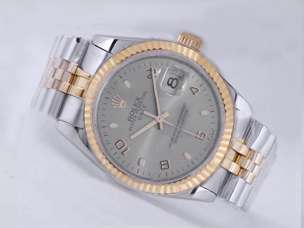 Rolex Datejust 116233 Mens Stainless Steel with 18k Gold Bezel Stainless Steel Case Watch