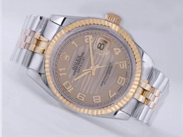 Rolex Datejust 116233 Silver Stainless Steel Strap Mens 36mm Watch