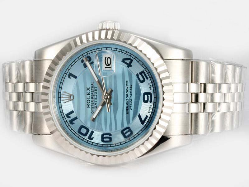 Rolex Datejust 4002 Silver Stainless Steel Strap Womens Round Watch