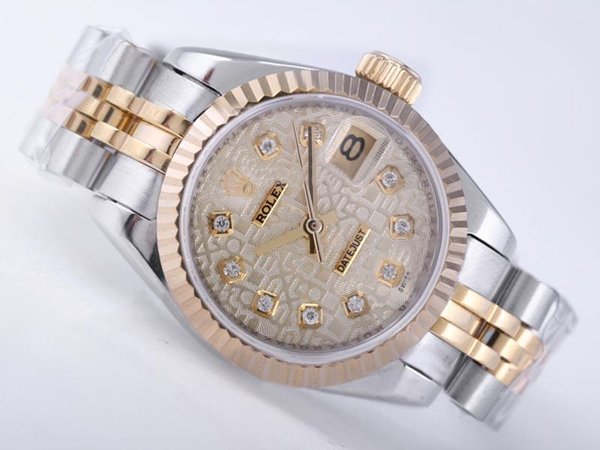 Rolex Datejust 69713 Womens Stainless Steel Case Round Watch