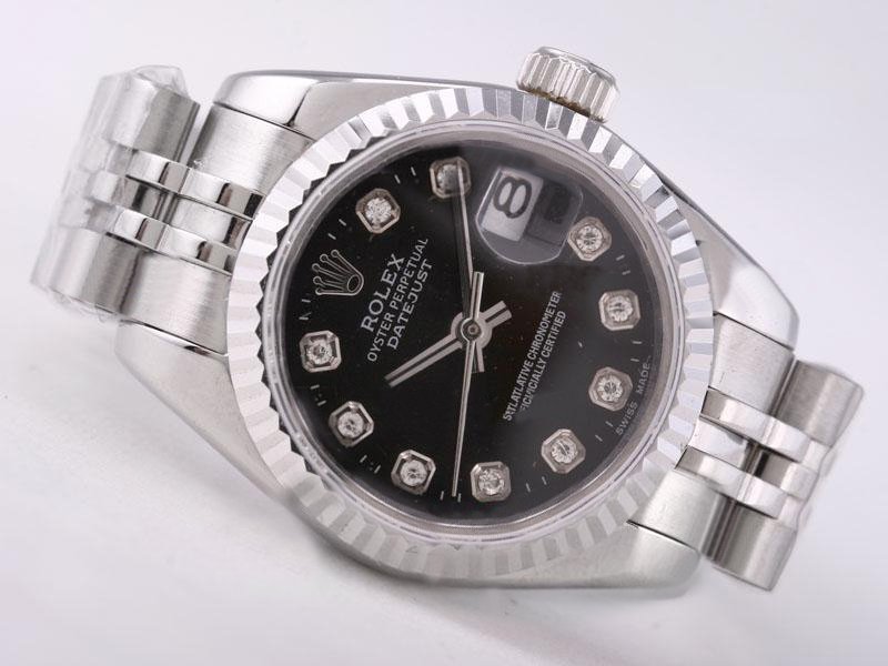 Rolex Datejust 79174 26mm Silver Stainless Steel Strap Watch