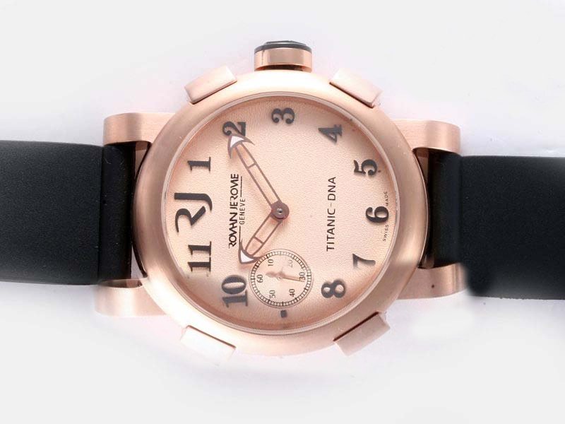 Romain Jerome Shades of Gold T.222BB.00.BB Rose Gold Case Round Watch