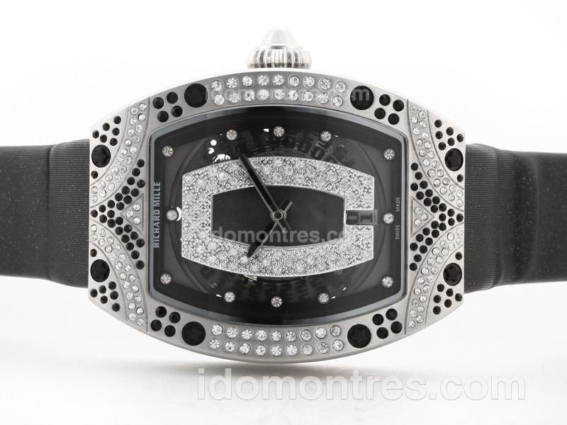 Richard Mille RM007 Automatic Diamond Bezel with Diamond Markers