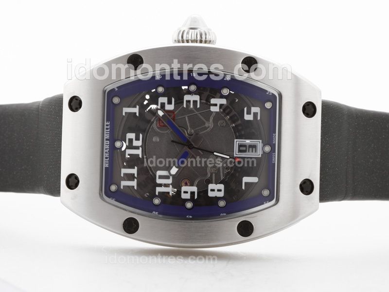 Richard Mille RM007 Automatic With Blue Bezel-Arabic Marking