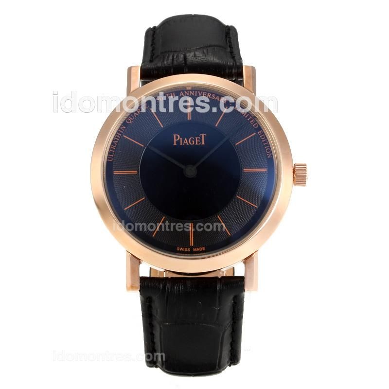 Piaget Altiplano Rose Gold Case with Black Dial-Limited Edition