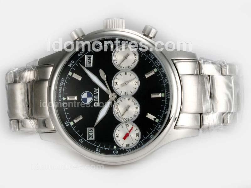 BMW Automatic with Black Dial S/S