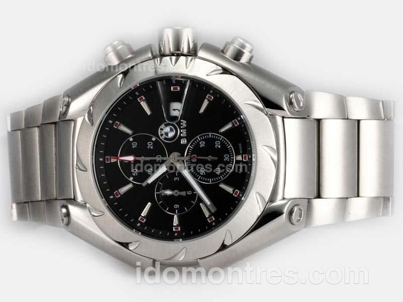 BMW Working Chronograph with Black Dial