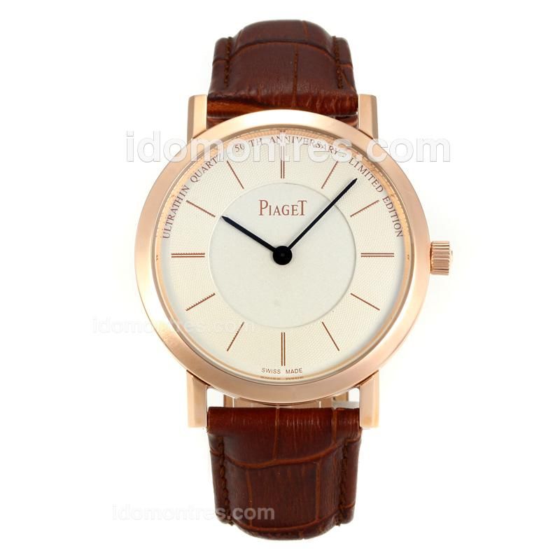 Piaget Altiplano Rose Gold Case with White Dial-Limited Edition