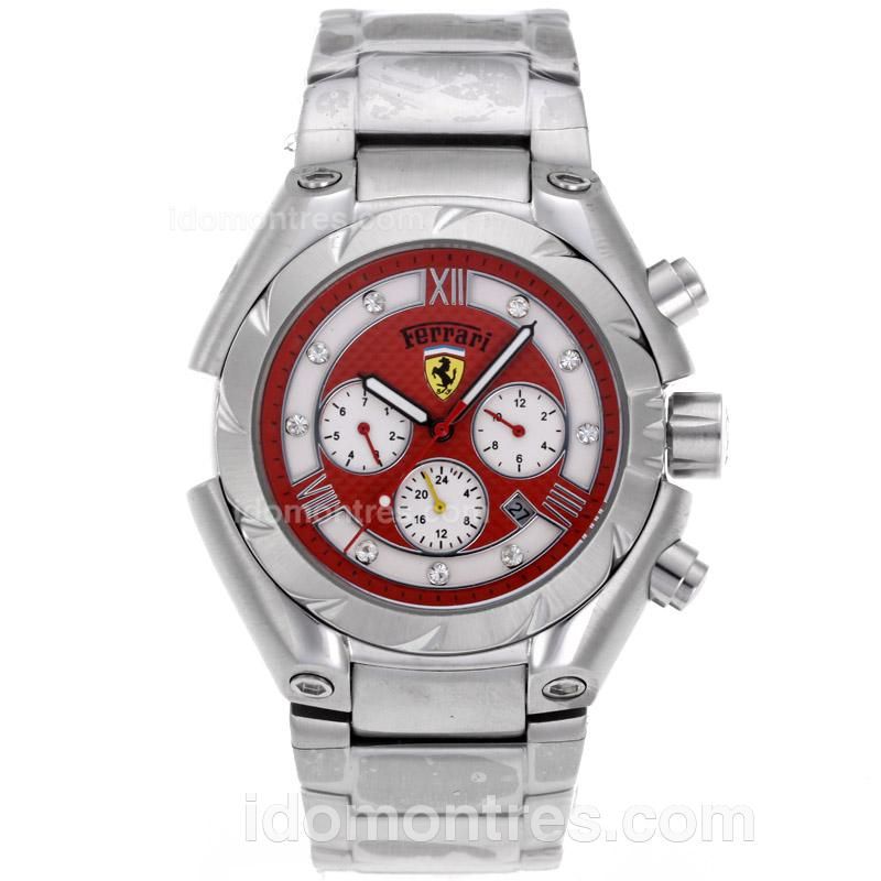 Ferrari Automatic with Red Dial S/S