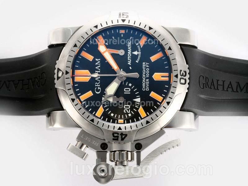 Graham Chronofighter Oversize Diver With Swiss Valjoux 7750 Movement-New Version