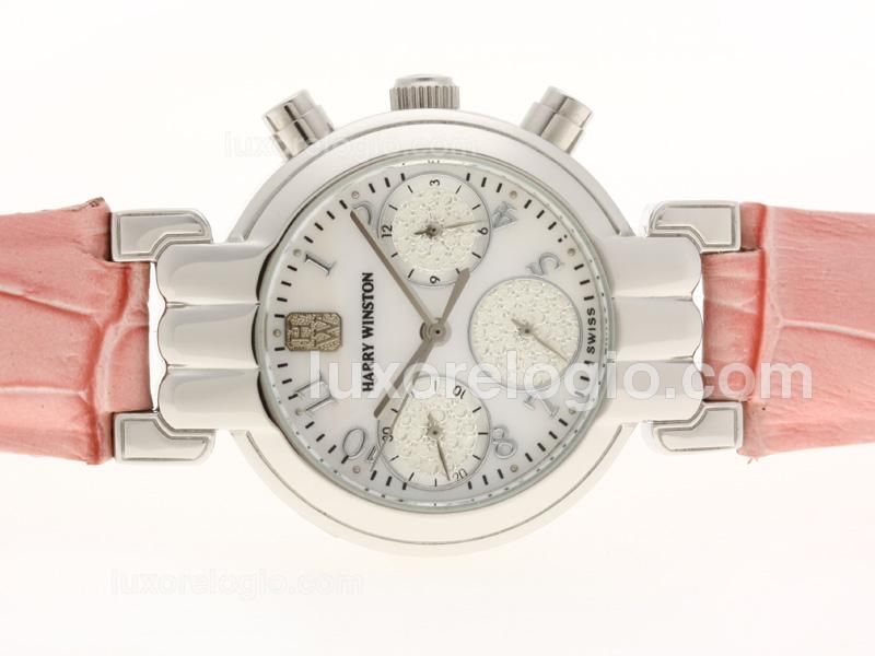 Harry Winston Premier Automatic with White Dial-Lady Size