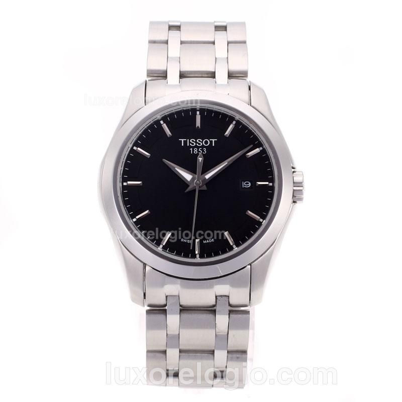 Tissot Classic Automatic with Black Dial S/S