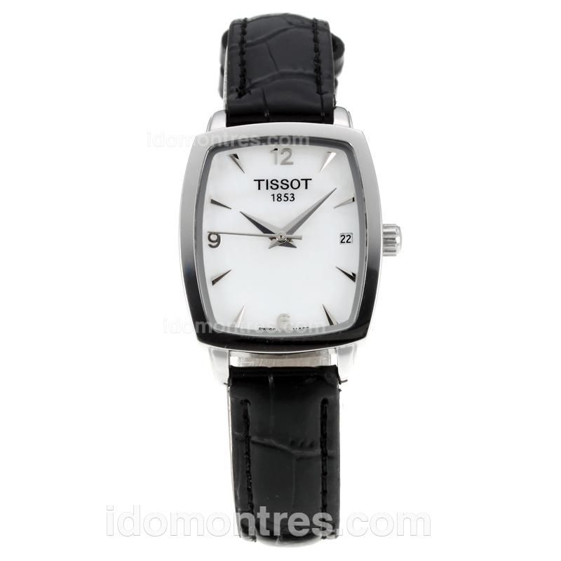 Tissot Classic Everytime with White Dial-Leather Strap