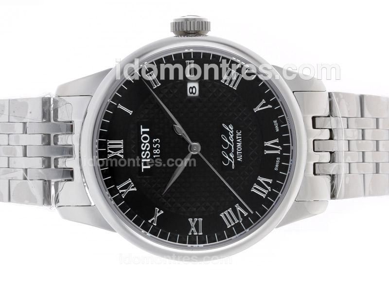 Tissot Le Locle Automatic Roman Markers with Black Dial S/S