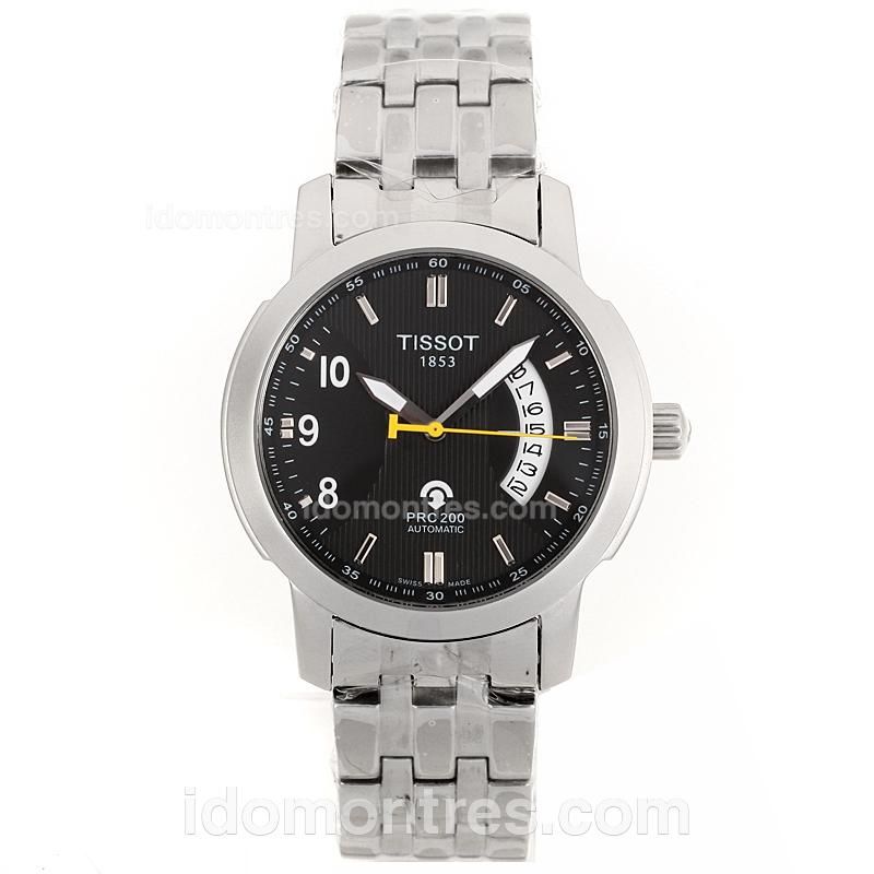 Tissot PRC200 Automatic with Black Dial S/S