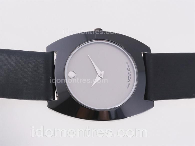 Movado Classic Authentic Ceramic Case with Gray Dial-Couple Watch