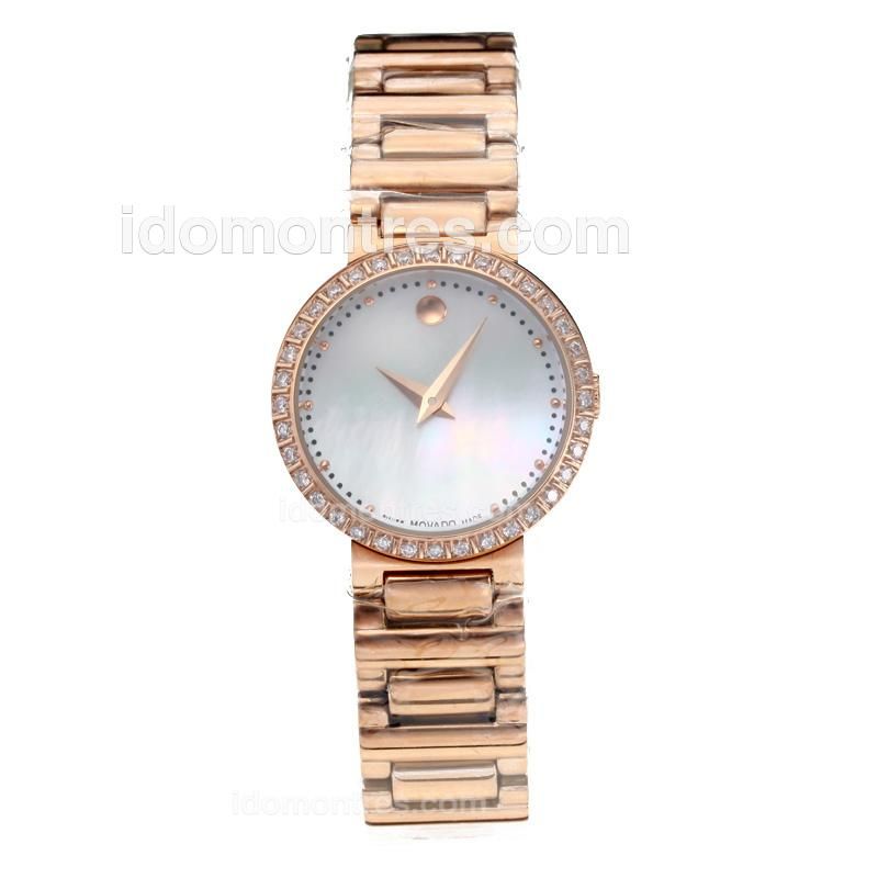 Movado Fiero Full Rose Gold with MOP Dial
