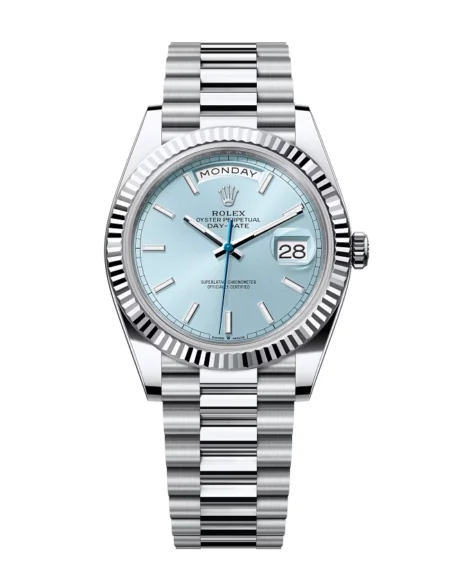 Superclone Rolex Day-Date Ice blue Dial 228236
