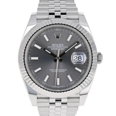 Superclone Rolex Datejust Rhodium Dial 126334 Jubilee