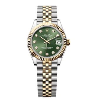 Superclone Rolex Datejust Olive Green Diamond Dial 278273-0030 31 mm