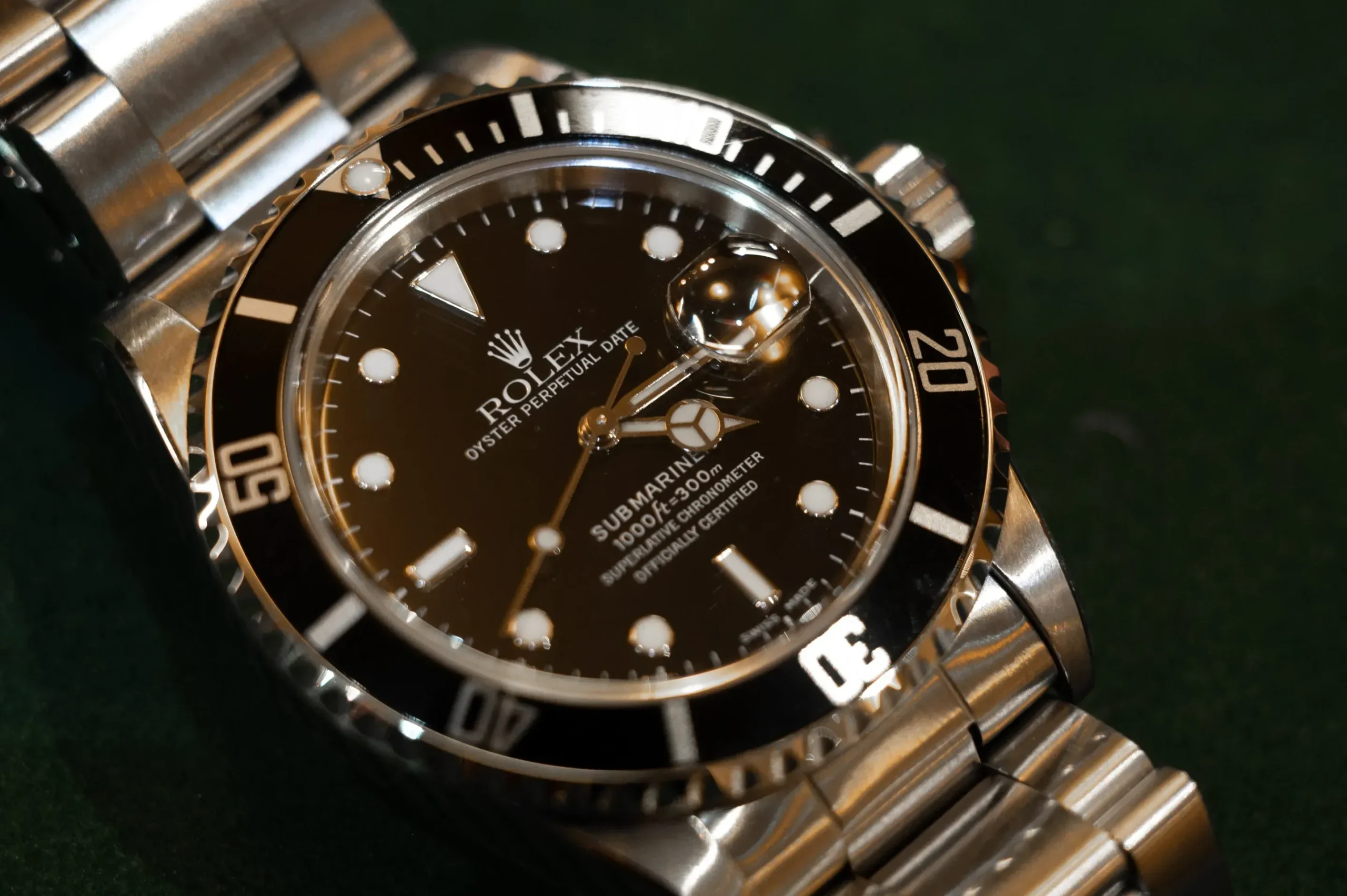 Super Clone Rolex Submariner Black Dial Black Bezel Oyster Bracelet