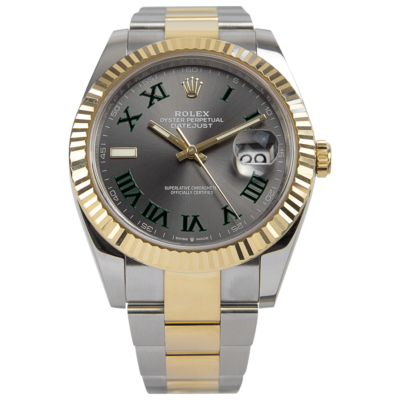 Replica Rolex Datejust II Rhodium Dial 126333 "Wimbledon" Two-Tone Oyster
