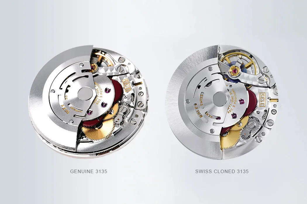 Inside replica Rolex movement vs genuine 2025 – full comparison